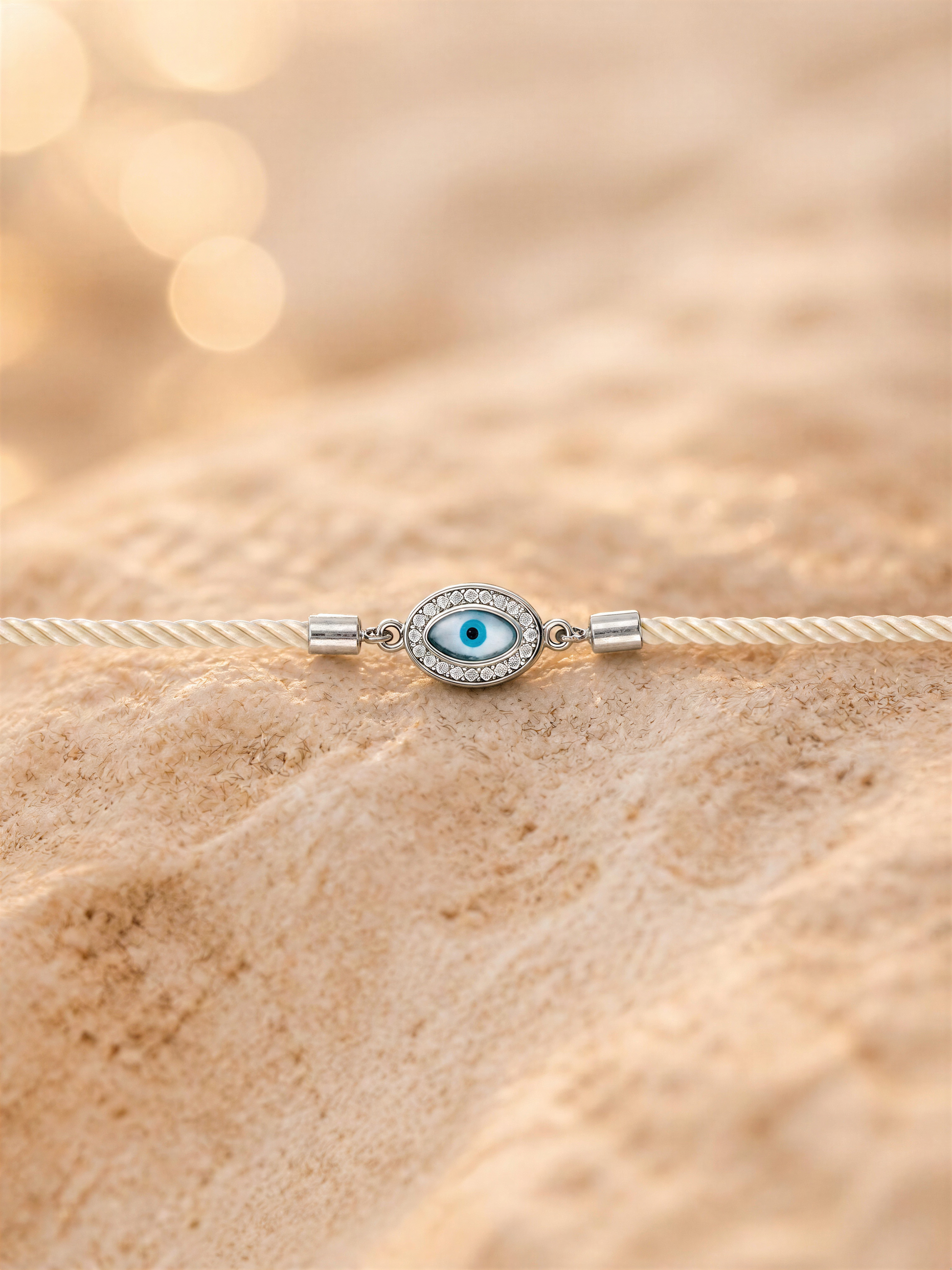 Premium Evil Eye Protection Rakhi Bracelet