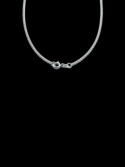 925 Sterling Silver Box Chain Necklace for Men